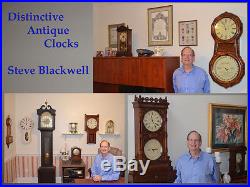 Seth Thomas Mahogany Grand Antique Westminster Chimes Clock Number 102 1914