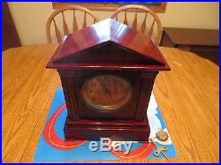 SETH THOMAS SONORA 4 bell Westminster chime ADAMANTINE rosewood clock 1908