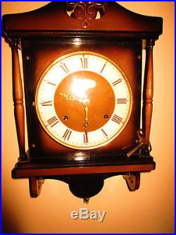 SETH THOMAS TALLEY 1302 Westminster chime mantle clock 8 day + Howard Miller 67