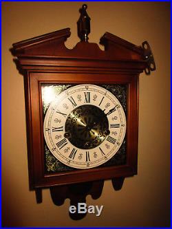 SETH THOMAS TALLEY 1302 Westminster chime mantle clock 8 day + Howard Miller 67