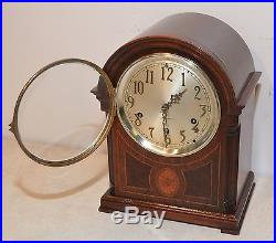 Seth Thomas Westminster Chime Clock #96 1928 Antique Clock In Rubbed Mahogany