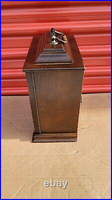 SETH THOMAS Walnut Mantel Clock, Westminster Chime- A401-003 Made in German