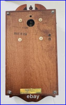 SLIGH USA Mechanical Wall Clock with Westminster Chime Hermle German Movement