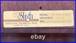 SLIGH USA Mechanical Wall Clock with Westminster Chime Hermle German Movement