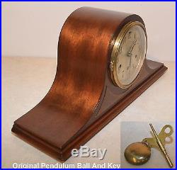 Special Price Seth Thomas Chime 56-1934 Antique Westminster Clock In Mahogany