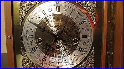 Stunning Franz Hermle Hamilton Westminster Chime Key Wind Mantle Clock, Works