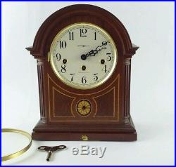 Stunning Howard Miller Z Barrister Westminster Chime Key Wind Mantle Clock Works