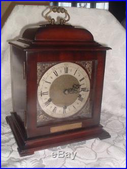 SUPERB English Vintage GEORGIAN STYLE Westminster Chiming BRACKET CLOCK by TN&G