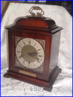 SUPERB English Vintage GEORGIAN STYLE Westminster Chiming BRACKET CLOCK by TN&G