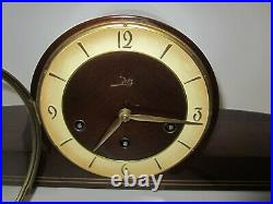 Schatz & Sohne W3 Quarter Hour Triple Chime Mantel Clock 8-Day, Key-wind