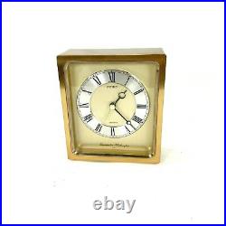 Seiko Brass Westminster Whittington Chime Rare VTG Clock 6 X 5.25 Mid Century