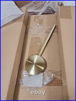 Seiko Dark Wood Oak Finish Westminster Chime Battery Pendulum Wall Clock QXH039B