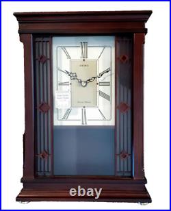 Seiko Dual Chime Mantel Clock Westminster / Whittington Chime QXQ024BLH