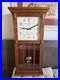 Seiko Mahogany Arched Wall Clock with Pendulum Westminster/Whittington