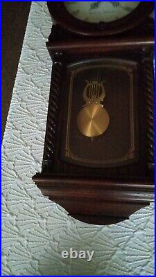 Seiko Mahonay Finish Case Wall Clock, Chimes, Beautiful Piece