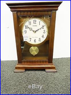 Seiko Mantel Clock -mantel Clock With Westminster/whittington Chimes Qxq029blh