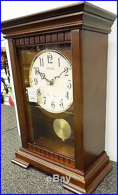 Seiko Mantel Clock -mantel Clock With Westminster/whittington Chimes Qxq029blh