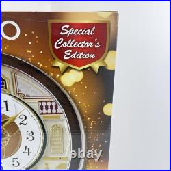 Seiko Melodies in Motion Musical Wall Clock 22 Crystals Collectors Edition