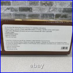 Seiko Melodies in Motion Special Christmas Edition Clock 22 Crystals 45 Songs