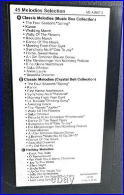 Seiko Melodies in Motion Special Christmas Edition Clock 22 Crystals 45Songs 18