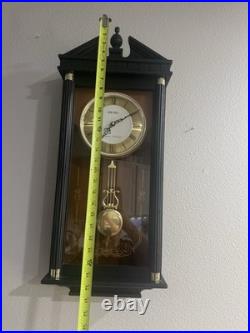 Seiko Pendulum Wall Clock Westminster/Whittington Chime QXH101BCHA 28in