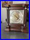Seiko QXJ004BLH Solid Oak Mantel Clock Westminster Whittington Chimes Works