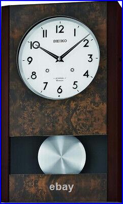 Seiko QXM359BLH Japanese Quartz Wall Clock with Westminster Chime / 18 Melodies