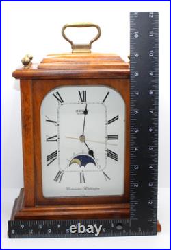 Seiko Quartz Desk Mantel Clock Westminster Wittington QGZ401B Rare Tested Works