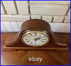 Seiko Quartz Mantel Clock Westminster Chime Oak, 16 1/4 Wide, 7 1/2 High