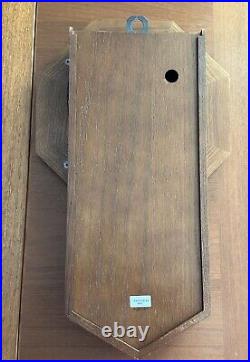 Seiko Quartz Westminster Whittington Brown Oak Pendulum Wall Clock Hourly Chime