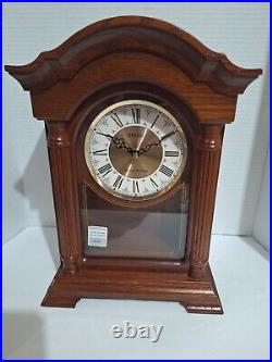 Seiko Qxq025blh Very Rare Colin Oak Mantel Clock