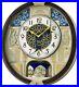 Seiko Wall Clock QXM390BRH Melodies in motion Music with Swarovski Crystals