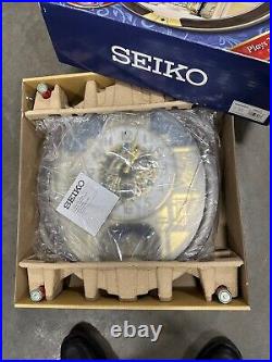 Seiko Wall Clock QXM390BRH Melodies in motion Music with Swarovski Crystals