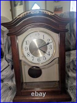 Seiko Westminster 12 Melodies Mantle Clock With Pendulum and Daytime Monitor