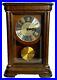 Seiko Westminster & Whittington Chimes Pendulum Mantel Clock QXQ008B