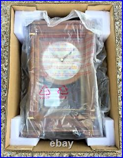 Seiko Wood Westminster Chime Mantel Clock with Pendulum QXQ008B Imperfect Box