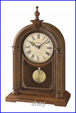 Seiko Wooden Westminster Chime Pendulum Mantle Clock QXQ036B