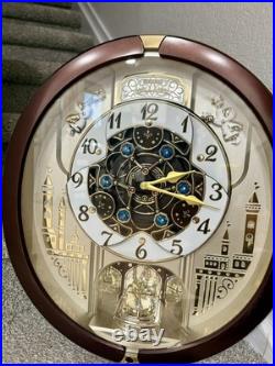 Seiko's Melodies in Motion Clock Swarovski Crystals SPECIAL EDITION