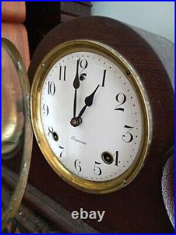 Sessions 8 day antique mantle Clock, chimes hour and half, restoration project