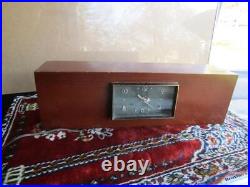 Sessions Electric Clock with Westminster Chime Working 18x5x3 Wood Case 3-CM T