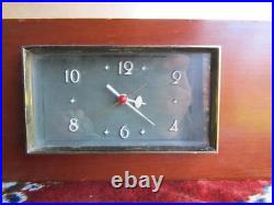 Sessions Electric Clock with Westminster Chime Working 18x5x3 Wood Case 3-CM T