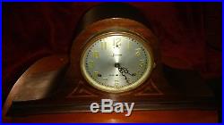 Sessions Rare Antique Mantle Clock Westminster Chimes 100% Original Runs Great