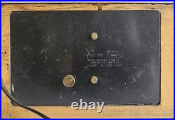 Sessions Westminster Chime Walnut Mantel Clock Mid Century Modern Working