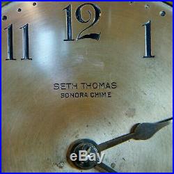 Seth Thomas 5 Bell Sonora Chime Clock No. 11 1915 Works Fine. Westminster chime