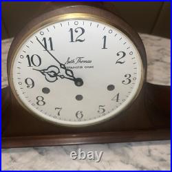 Seth Thomas 8 Day Keywound WithWestminster Strike & Chimes Mantle Clock (NO KEY)