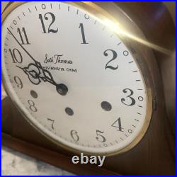 Seth Thomas 8 Day Keywound WithWestminster Strike & Chimes Mantle Clock (NO KEY)