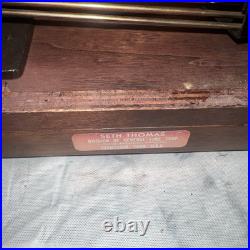 Seth Thomas 8 Day Keywound WithWestminster Strike & Chimes Mantle Clock (NO KEY)