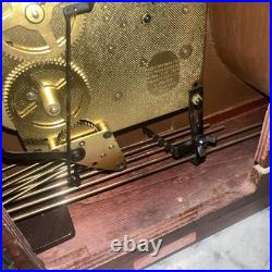 Seth Thomas 8 Day Keywound WithWestminster Strike & Chimes Mantle Clock (NO KEY)