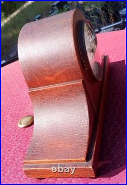 Seth Thomas 8 Day Mantle Clock withChime Key Winding Camelback Excellent