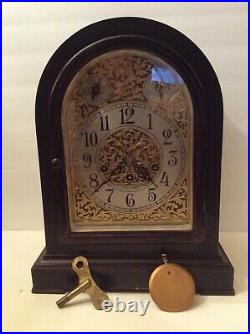 Seth Thomas 8-Day Westminster Chime Mahogany Mantle Clock /113A Movement. Works